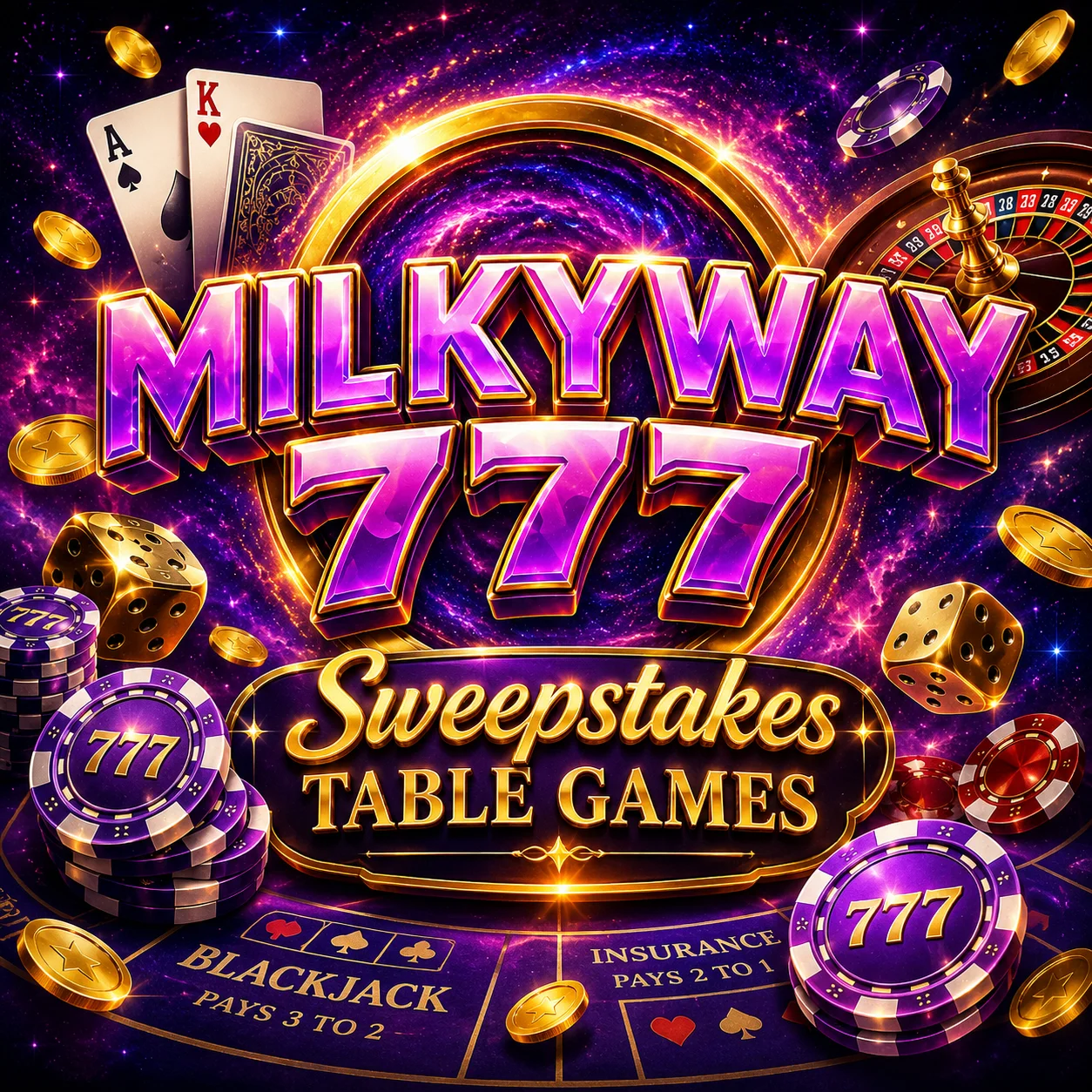 Milky Way 777 Sweepstakes Table Games
